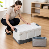 Foldable Car Trunk Organizer Storage Box for Camping and Home Use