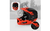 Shielding Full-Face Helmet Impact Resistant Full Face Helmet Long-Lasting Rugged for Downhill Riders