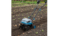 40V Brushless Tiller Two Battery Walk-Behind Tiller for Farm, Farmers