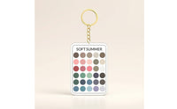 Lightweight Acrylic Keychain with Color Layout Multi-Functional Acrylic Keychain Minimalist Color Palette Key Keyring Sturdy for Shoppers, Stylists