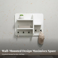 Multi-Functional Electric Meter Box Cover Decorative Breaker Panel Hider Integrated Storage Fuse Box Cover with Shelf Easy Installation for Homeowners, Apartment Dwellers, Office Managers, Hallway, Living Room, Bedroom, Kitchen