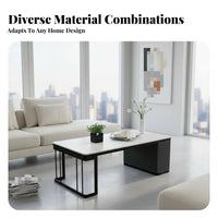 2 Pieces Nesting Stand Set Minimalist aesthetic Coffee Table Modern Look Easy Assembly for Students