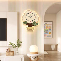 Silent Cartoon Wall Clock with MDF Frame