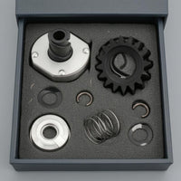 Metal Starter Drive Kit Coiled Coil Starter Drive Assembly Retaining Clip Engine Part Black