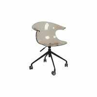 Adjustable Height Wheeled Study Chair Nordic Design Office Furniture Minimalist and design rotating Function for Home Workers, Students, Managers, Conference Room, Bedroom, Vanity