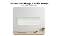 Space-Saving Rail-Mounted Pegboard System Customizable Layout Organizer Rack adaptable Use Household Storage Modern aesthetic for DIY aficionados, Homeowners, Students, Study Room, Home Office, Bedroom, Kitchen