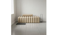 Designer Design Long Sofa Stool Creative Design Modern Entryway Bench Wear Resistant Segmented Cushion Ottoman High Weight Capacity for Bedroom