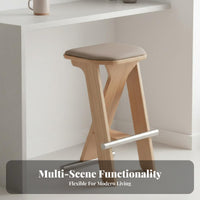 Original Design Double Counter Seat Modern design Bar Chair Easy to Clean High Stool robustDuty Support for Adults, Homeowners, Kitchen Island, Restaurant, Cafe