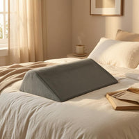 Leg Support Pillow Short Plush Leg Elevation Pillow Body Cushion Firm Inclined for Lying down, Sitting