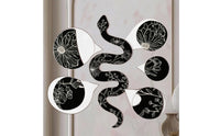 Wooden Snake Decor Botanical Snake Wall Decor 3D for Living Room, Bedroom, Entryway