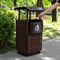 outdoor waste bin