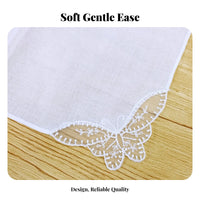 Lace Handkerchief Cotton DIY Vintage Delicate for Parties