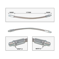 Throttle Body Bypass Hose Kit Aluminum LS Engine Bypass Kit Car Part Braided Threaded Ends