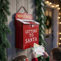 Christmas Wall Mailbox Indoor or Outdoor Christmas Mailbox North Pole Post Holiday Decor