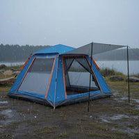Rainproof Automatic Camping Tent bugProof Instant Setup Tent Spacious Interior Portable Shelter Ventilated Mesh Openings for Campers, Families, Beach, Parks
