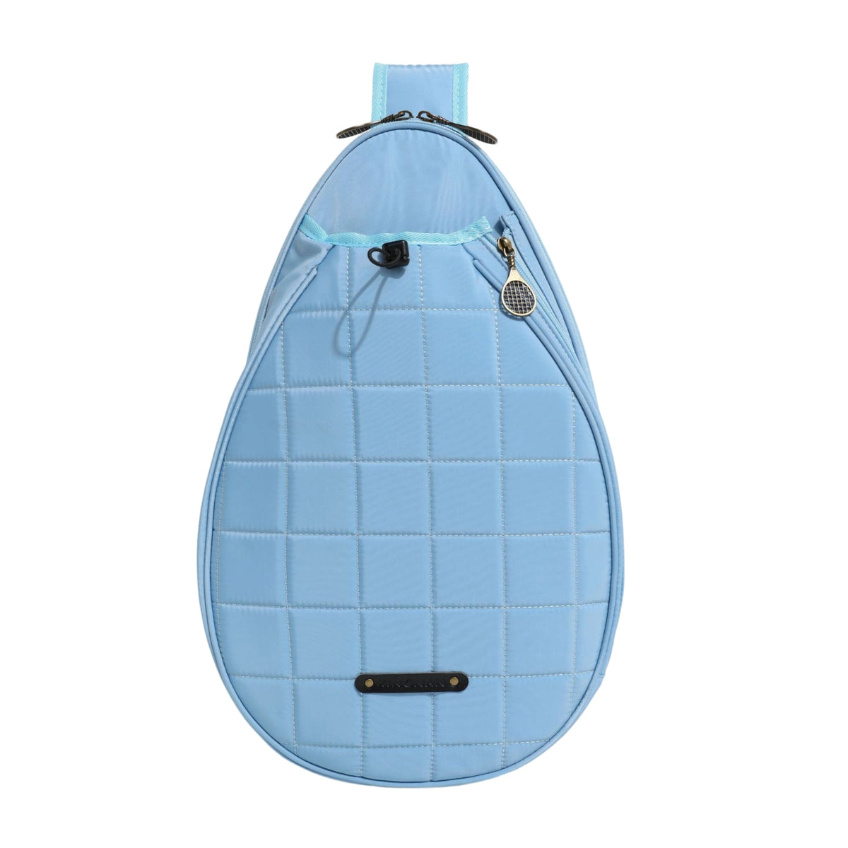 Large Capacity Badminton Backpack Double Shoulder Straps Tennis Backpack Wear-Resistant Quilted Design for Travel