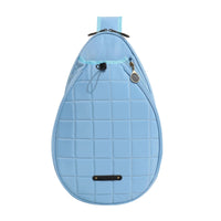 Large Capacity Badminton Backpack Double Shoulder Straps Tennis Backpack Wear-Resistant Quilted Design for Travel