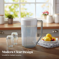 Large Capacity Pitcher Heat Resistant Cold Brew Tea Pitcher Large Capacity Water Jug for Restaurant, Cafes, Restaurants, Parties