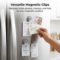 Whiteboard Magnets, Japanese Fridge Magnets 2 Pack, Strong Memo Clips for Notes & Bills, Resin Refrigerator Clips