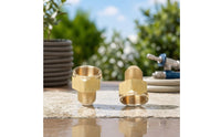 Pressure Washer Hose Adapter Hexagonal Pressure Washer Adapter Fitting Machined Long-Lasting for Professionals, Car Wash, Garage
