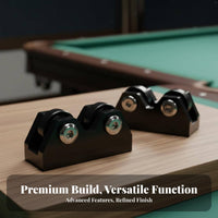 2 Pieces Twin-Wheel Design Billiard Cue Straightness Checker Accurate Check Cue Shaft Straightness Tester High Stability