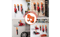 2 Pieces Logging Tool Wall Storage Space-Saving Logging Tool Hook Rack Heavy-Duty Organization System for Shed, Outdoor