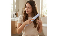 Hair Straightener Corded Hair Straightener with Wide Plate Clamp-Style Flat Iron for Home, Travel, Dorm Room