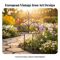 Mini Climbing Plant Trellis Versatile Use Vintage Scrollwork Plant Rack Climber Support Rack Easy to Install for Patio