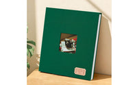 40-Page Self-Adhesive Photo Album Double-Sided Sticky Pages Instant Photo Album Textile Cover Memory Book