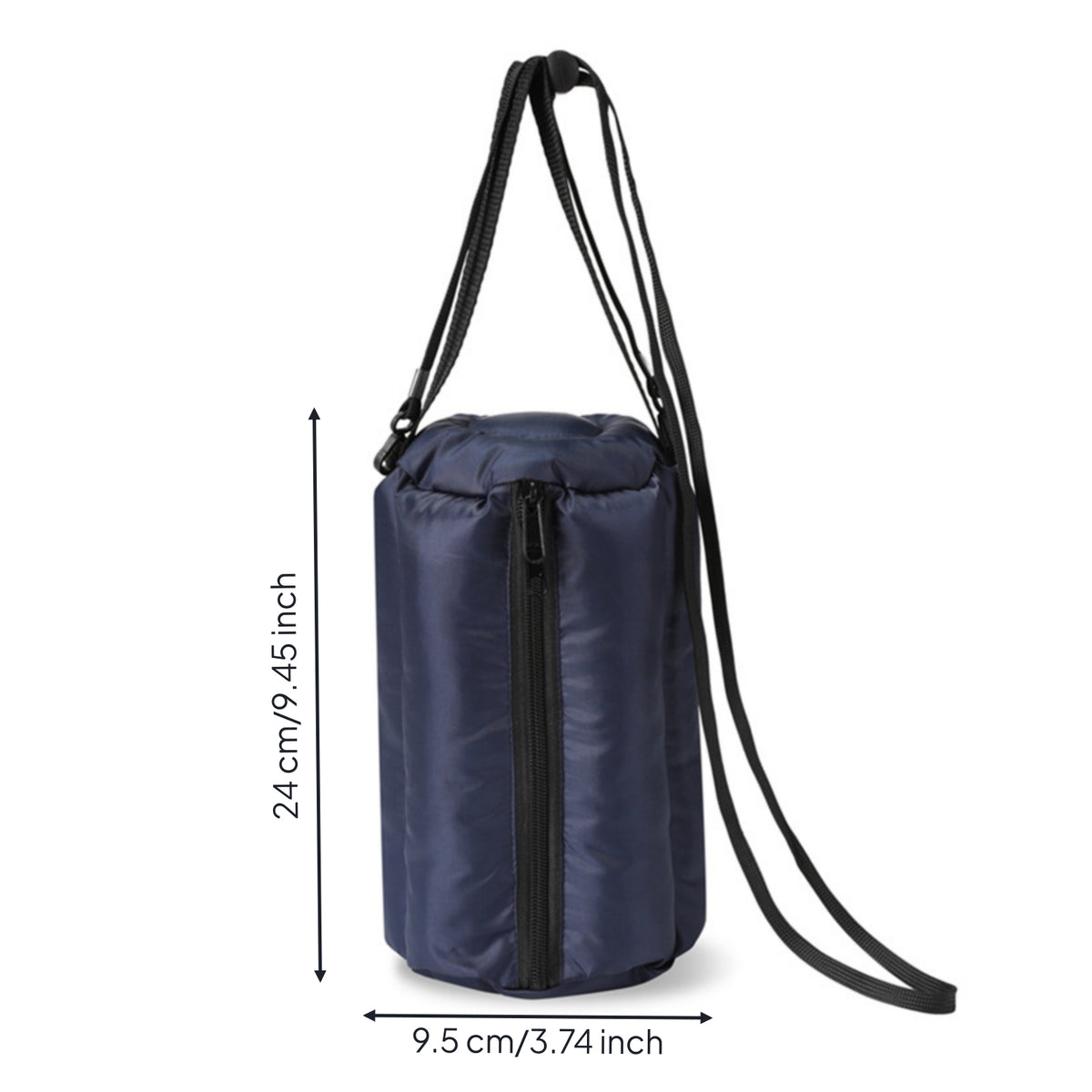 Insulated Bottle Carrier Hands Shoulder Strap Bottle Carrier Glossy Finish