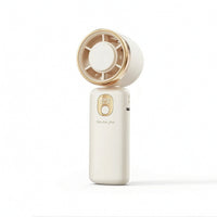 Foldable Fan Lightweight Handheld Fan with Lanyard Battery Powered for Commuters