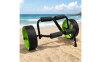 Foldable Kayak Cart Portable Kayak Cart with Strap Long-Lasting Dolly with Kickstand Stable for Paddlers, Shoreline