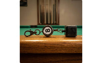 Billiard Chalk Holder Clip Metal Retractable Chalk Holder Transparent Sports Accessory