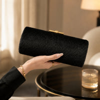 Clutch Bag Fuzzy Evening Clutch Evening Purse for Women, Weddings, Parties