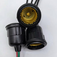 Pendant Light Fitting for Garden Light and Porch Light, Heat Resistant PVC Bulb Holder for Shed Light, 240V Light Holder without Cable, 1 Pack