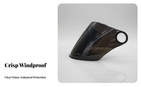 Helmet Visor Windproof Visor Sun Protection for Motorcyclists, Daily Commute