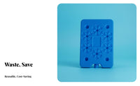 Reusable Ice Pack Leak-Resistant Reusable Freezer Brick Chiller Freezing Block for Athletes, Nursing Parents, Travel, Camping