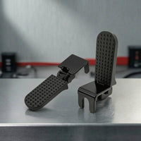 Foldable Bike Rear Pedal Featuring a U-Slot Slot Long-Lasting Rear Foot Pedal Safe Footrest Space-Saving for Passengers