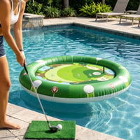 Inflatable Golf Pool Toy Easy to Inflate Buoyant Putting Surface Comprehensive Buoyant Target for Family, Backyard