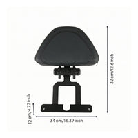 Biker Backrest Assembly Easy to Install Adjustable Driver Backrest Rust Resistant for Long Rides