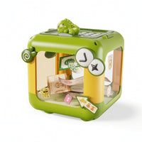 Transparent Piggy Bank with Password Lock Interactive Dinosaur Piggy Bank Lockable Currency Box Educational for Children, Toddlers, Bedroom, Playroom