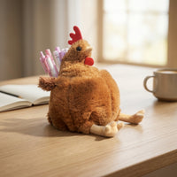 Cute Soft Pencil Case Fuzzy Chicken Pencil Case Zippered Pen Bag with Zipper Novelty for Classroom