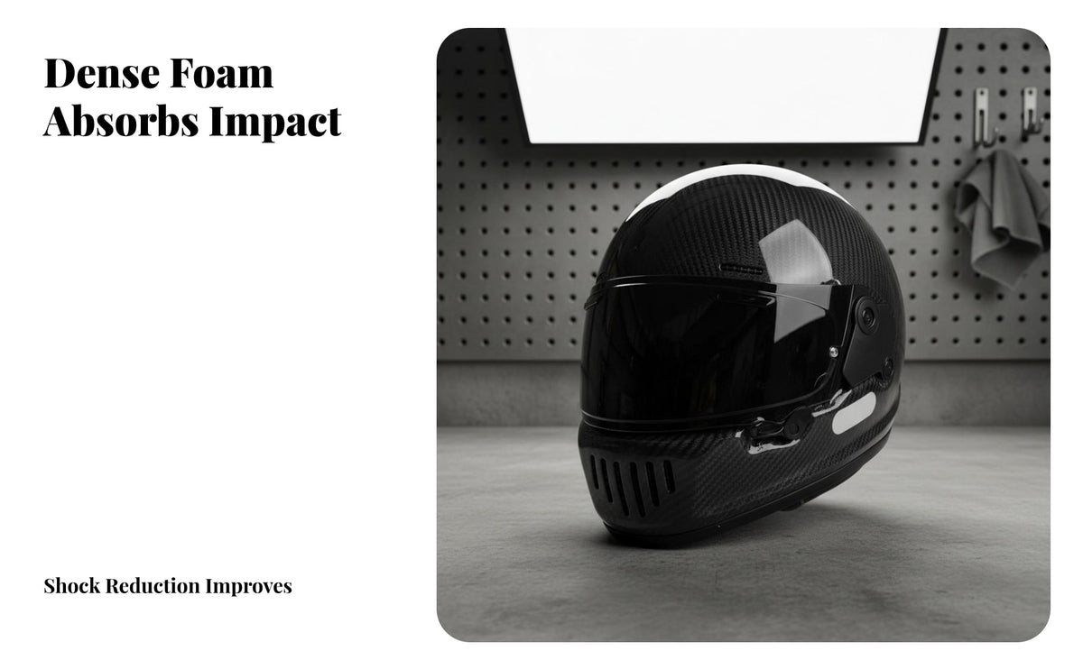 Carbon Textile Complete Face Helmet 3C Certified Retro Aerodynamic Design Impact-Absorbing Headwear for Men, Daily Commute, Cruising, Long Rides