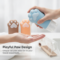 Silicone Travel Bottles for Lotion, Shampoo, and Cosmetics - Leak-Proof & Portable