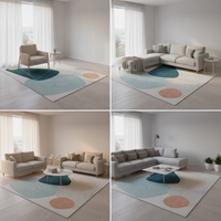 Nordic Style Washable Living Room Rug Modern Minimalist Bedroom Floor Mat