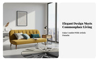 Multi-Functional Single Sofa Bed Nordic design transformable Armchair Bed Foldable Design Sleeper Chair Space-Saving for Apartment Dwellers, Students, Homeowners, Small Spaces, Living Room, Bedroom, Home Office