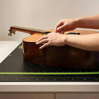 Instrument Repair Mat Protective Maintenance Mat with Eyelets Portable Work Surface for Luthier, Music Technicians, Workbench