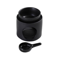 Glazed Melt Melt Burner with Tealight Spoon Decorative Burner Tabletop Fragrance Holder Easy to Use for Tea Corner