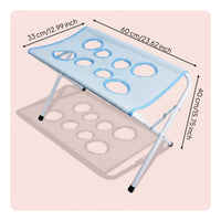 Anti-Scratch Foldable Pet Grooming Station Breathable Mesh Feline Grooming Sling Stand Space Saving for Small Dogs, Cats