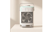 Desktop Air Climate Device with Water Tank Compact Desktop Fan Adjustable Tabletop Fan for Students